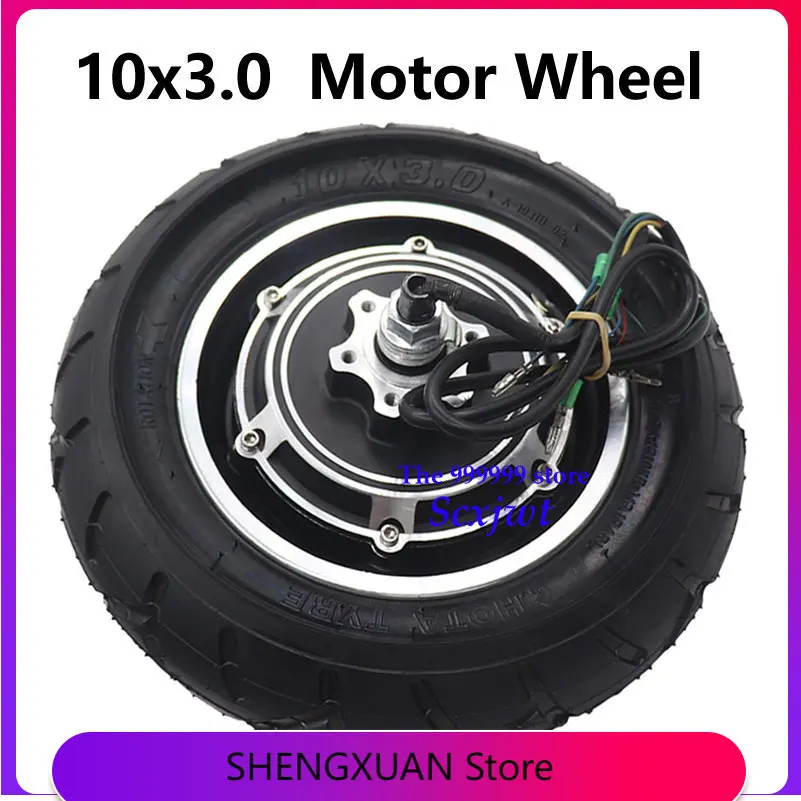 

10X3.0 Tires 10 Inch Electric Scooter Motor Wheel For Kugoo M4 Zero 10X Dualtron Victor Eagle Speedway 4 Electric Bike