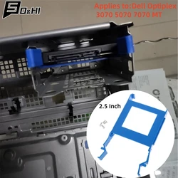 2.5 Inch SSD Hard Drive Disk Rack Bracket HDD Tray Caddy W/Screw For Dell Optiplex 3070 5070 7070 MT Repair Part