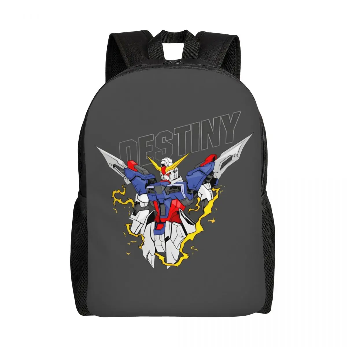 

Мобильный костюм Gundames на заказ, рюкзаки с комиксами для девочек и мальчиков, школьные дорожные сумки для мужчин и женщин, сумка для книг, подходит для 15-дюймового ноутбука