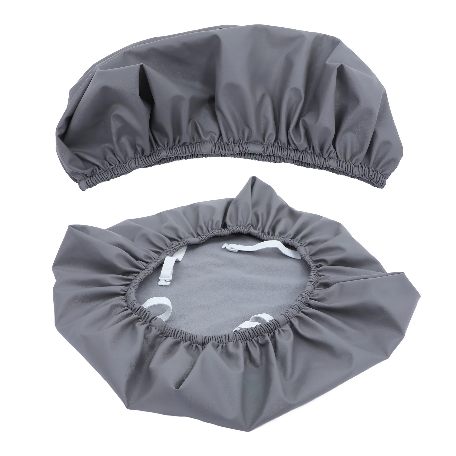 

2pcs Pu Waterproof Elastic Protector Dining Room Slipcover Stretch For Living Room Office Cover Easy Install Wear Resistance