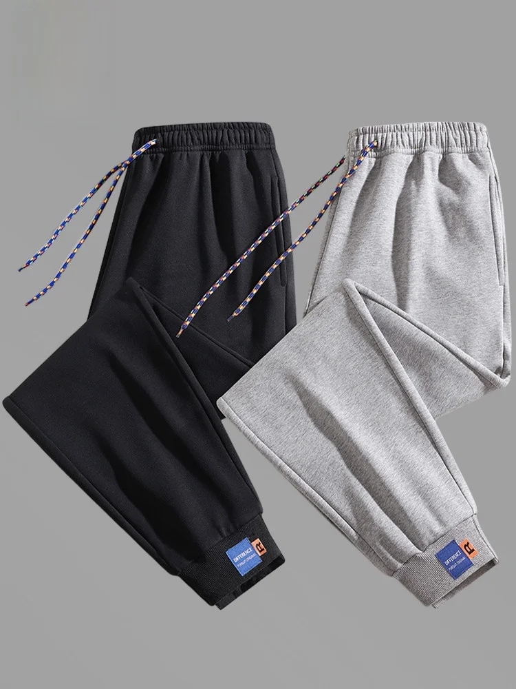 

Свободные мужские повседневные брюки Rn Pure Color, модные прямые брюки из полиэфирного волокна, повседневные летние, осенне-зимние