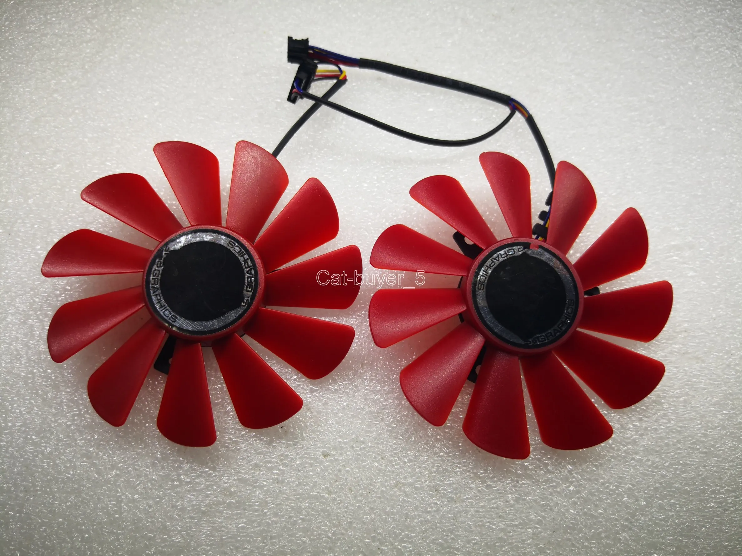 

FDC10U12S9-C Pair Fans For XFX RX570 RX580 Series Video Graphics Cards