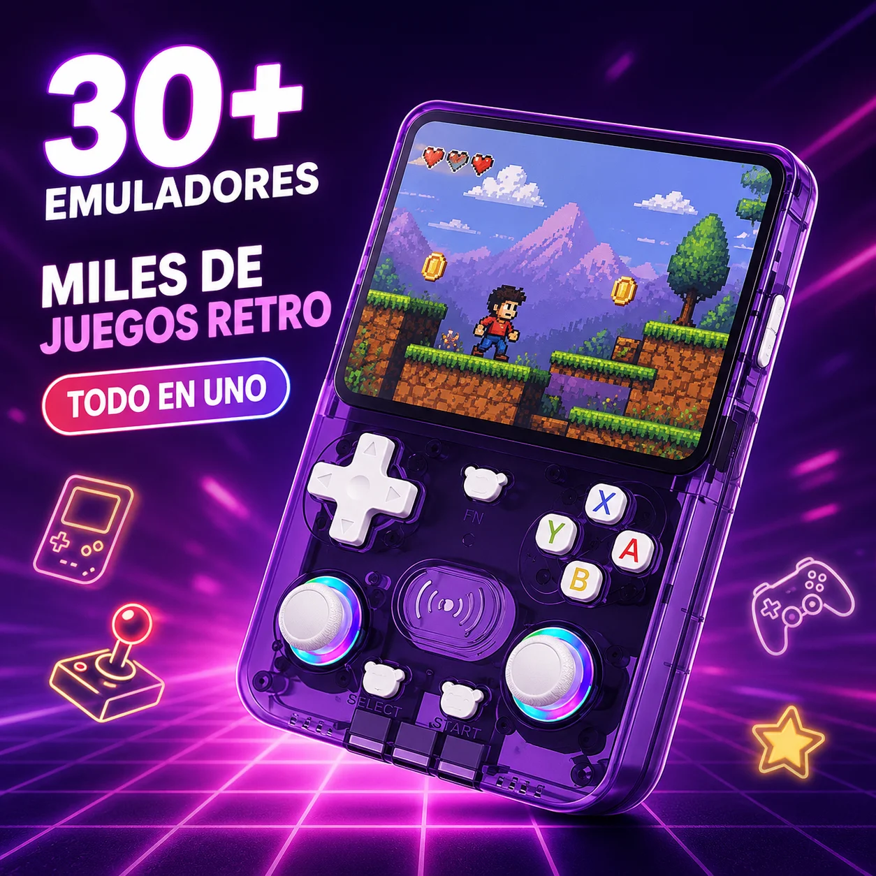 Retro Gaming Youtube - Console portable rétro X36Ultra 128G avec