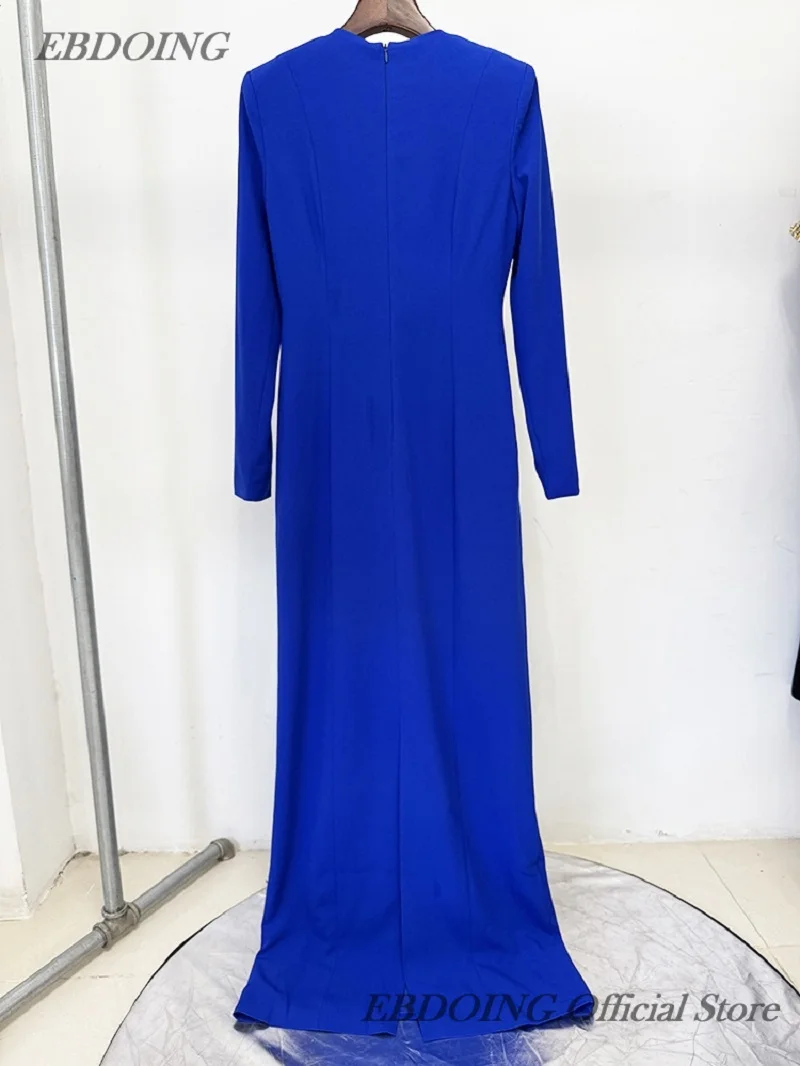 Robe de soiree Elegante formele jurken A-lijn O-hals Volledige mouwen Aangepaste avondjurk Feestjurken