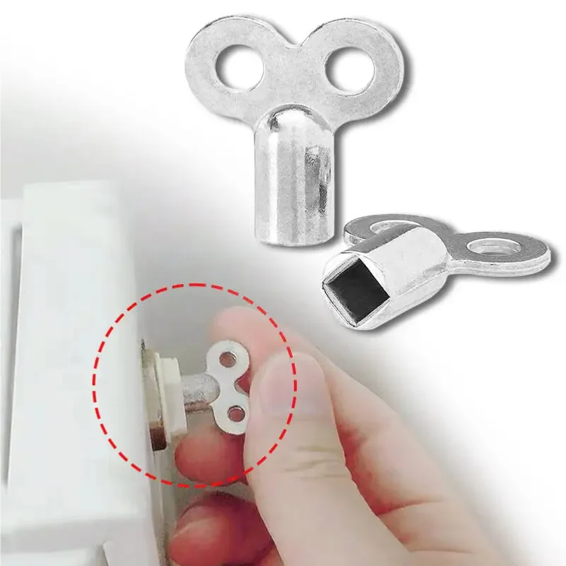 

10/1pcs Radiator Valve Keys Square 5×5mm Radiator Accessories Water Tap Switch Bleed Key Plumbing Vent Air Valve Key Wrench