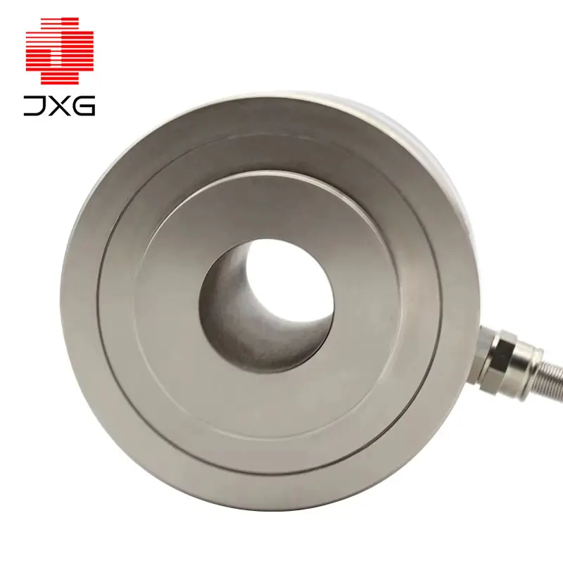 Circular Ring Load Cell 5-10T 20-50T High Precision Tension Compression Force Sensor for Automation Equipment & Heavy Duty Weigh