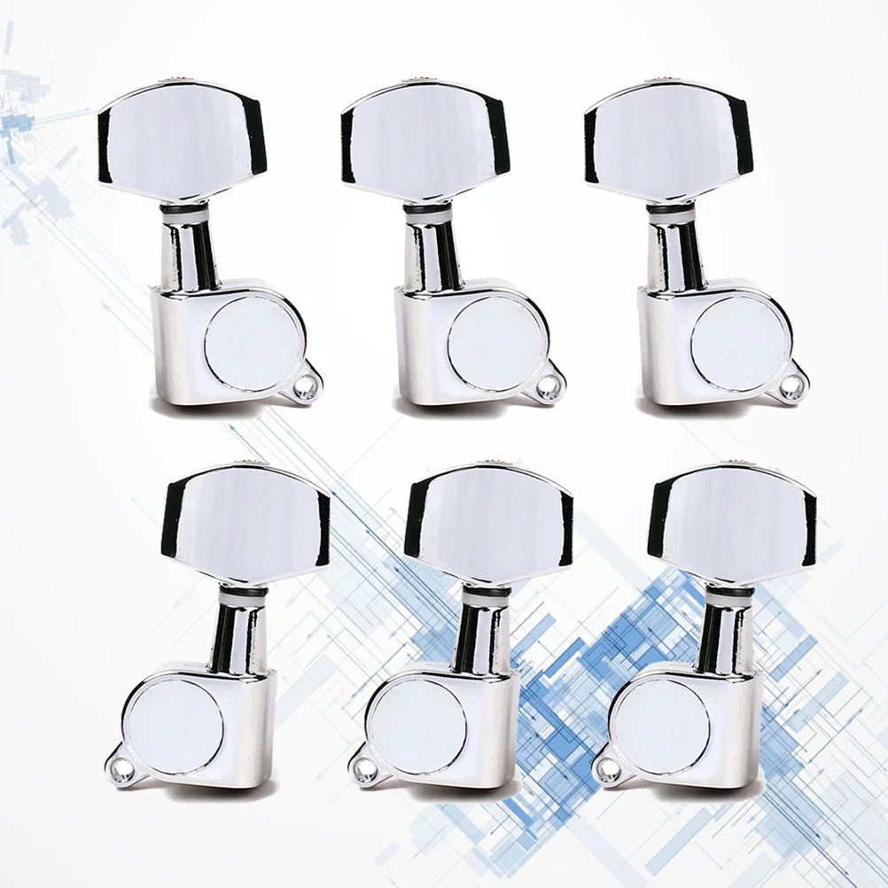

6Pcs Electric Guitar Tuning Pegs Keys Thread Bushing Machine Heads Set Left Right 3l3r for Guitars