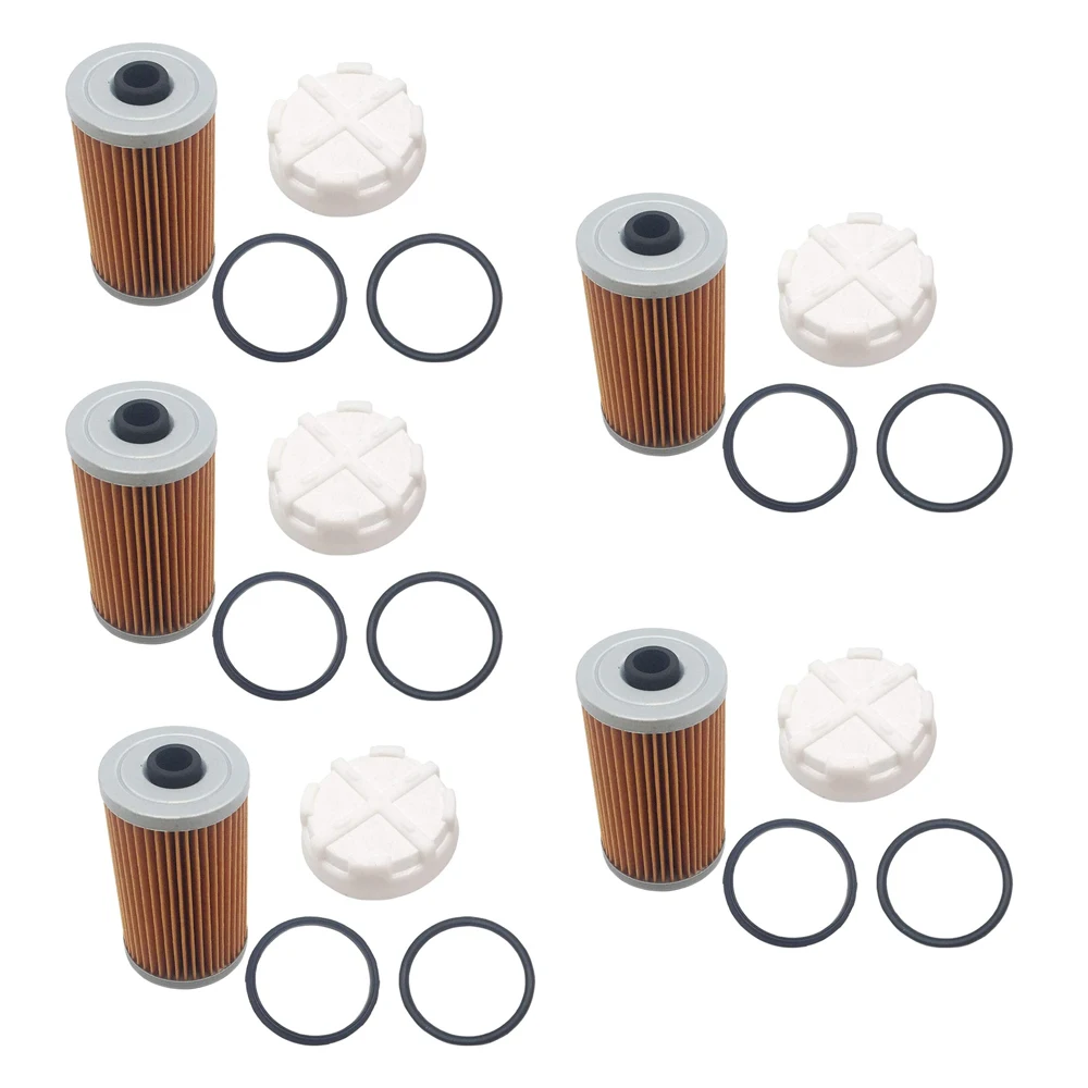 5 Set Fuel Filter Kit for Mercury Marine Quicksilver Gen Bravo 5.7 6.2 8.1 35-8M0093688 35-866171A01 35-892665 18-7977