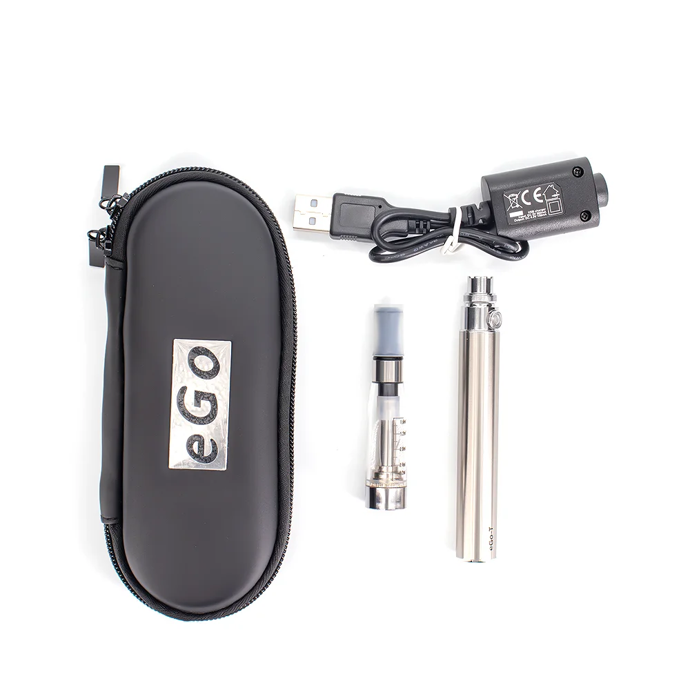 Waporyzator zestaw startowy Ego z 1.6ml Atomizer Ce4 elektroniczny papieros Ego-T 1100mah 510 wątek bateria do waporyzatora etui z suwakiem parownik