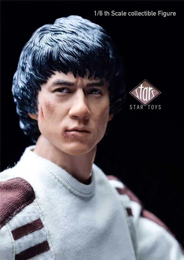 STAR TOYS-Figuras de Ação Soldado Masculino, Jackie Chan, Conjunto Completo, 12 '', 12'', Modelo em Estoque, STT-001, 1:6