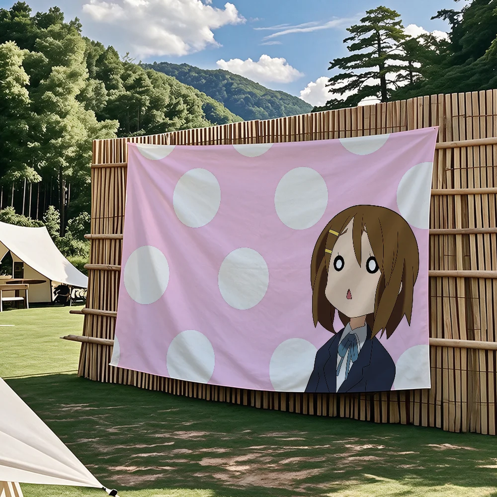 Japanische Rosa Kawaii Anime-Flagge K-ON! Flaggen-Wandteppiche für Outdoor-Partys, Schlafzimmer, Wohnzimmer, Studentenwohnheime, Wanddekoration, Banner, Geschenke – Detail 8