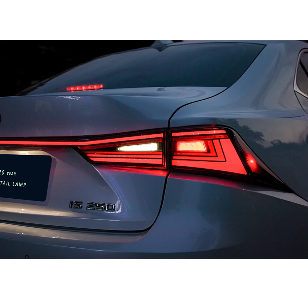 DK الحركة مصباح ليد خلفي مع إشارة تحول متتابعة لكزس IS250 IS300 IS350 2013-2020 الجمعية