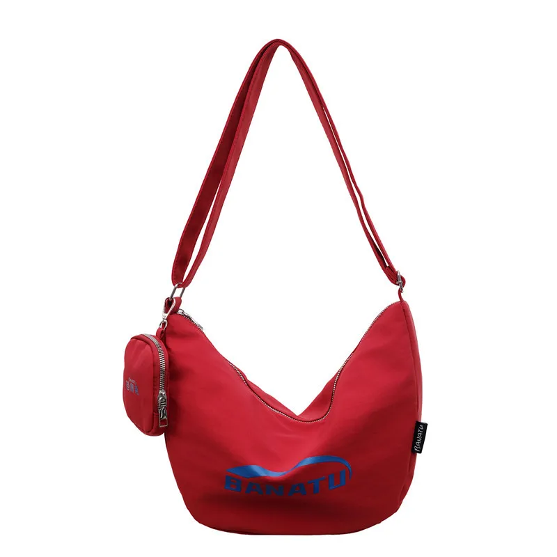 Simple and casual dumpling bag for women2026New lightweight and versatile shoulder bag, sporty and portable, high-looking crossb