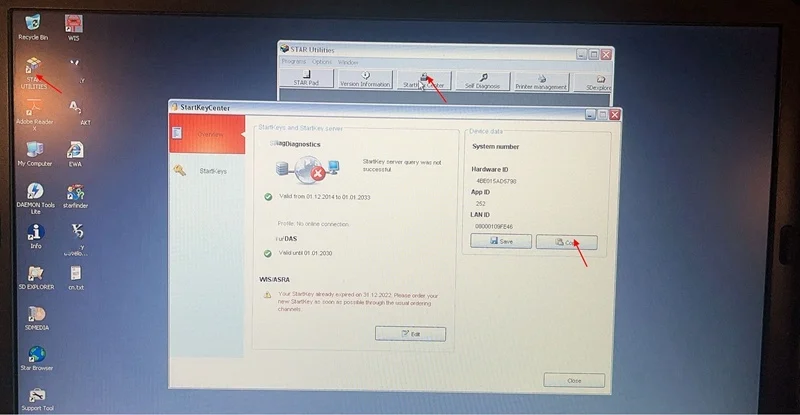 MB Star C3 Diagnosesoftware Xentry Diagnosesystem V2014.12 Version in SSD/HDD, Unterstützt Laptop D630 CF19... – Detail 1