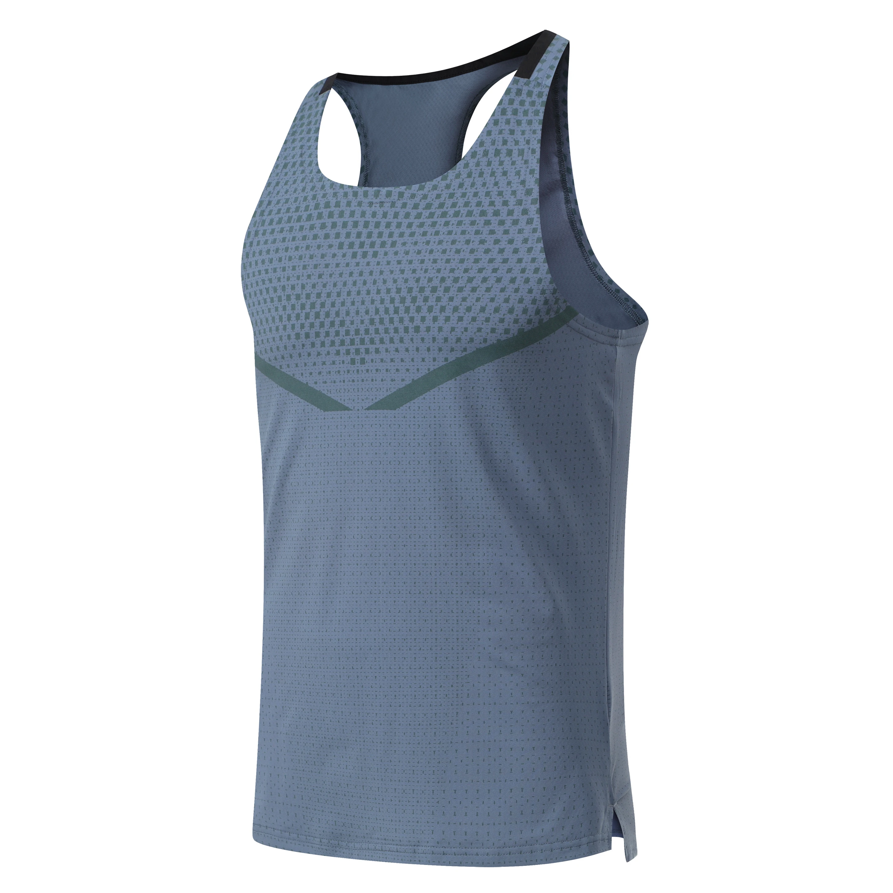 Men's Lightweight Running Vests Tops Marathon Outdoor Sport Male Cycling Fitness Sleeveless Shirts Clothing Quick Dry Breathable