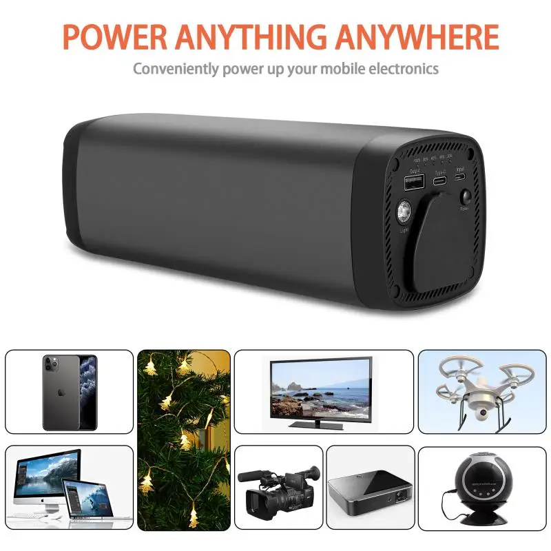 Hot selling Portable Fast Charging 31200mAh 100W AC DC Output Power Bank for Travel Laptop Notebook Drone Projector MAC IPAD