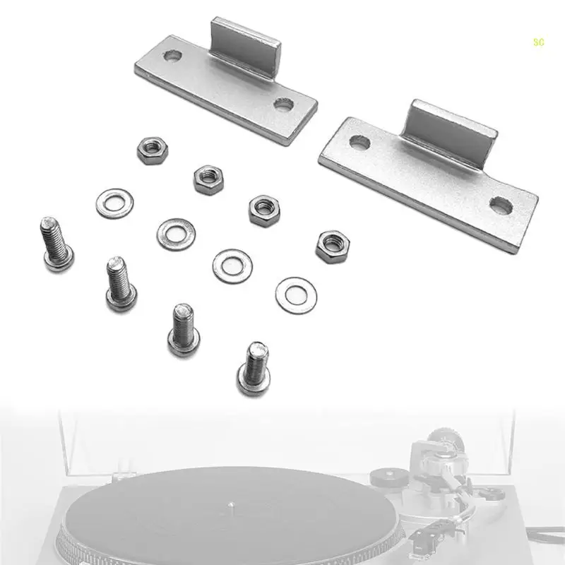 Giradischi Copertura Antipolvere, Giradischi Copertura Antipolvere Linguette Riparazione Staffe Cerniera per Technics SL-D1