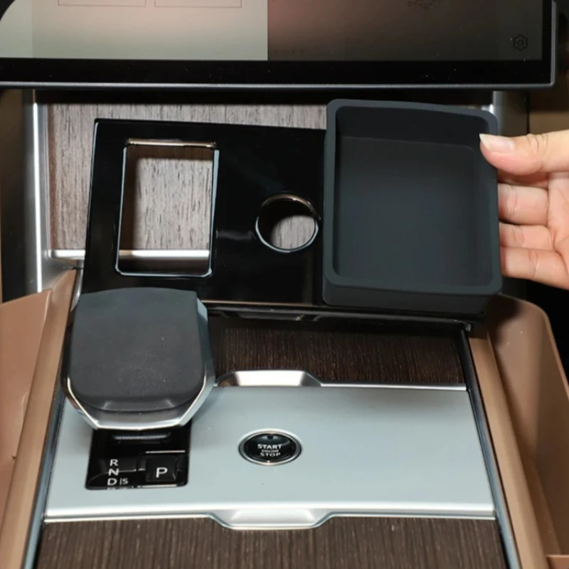 

For Land Rover Range Rover Vogue 2024-2025 ABS Car Central Control Gear Panel Cover Storage Box Trim Car Accessories Interior