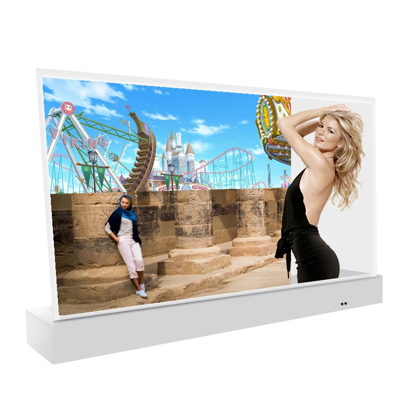 30 inch transparent OLED televisions touch screen advertising player monitor oled display tv