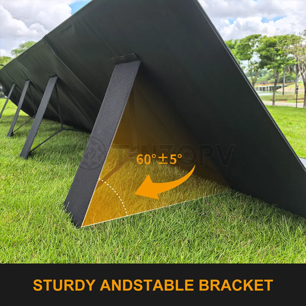 26% كفاءة عالية BC 400W500W600W مجموعة الألواح الشمسية القابلة للطي 12v24v تخزين الطاقة إمدادات الطاقة الشمسية شحن المجلس