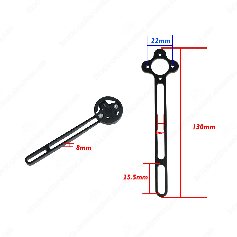 No Logo Bicycle Garmin Mount Handlebar Computer Combination Aluminum Alloy Ultralight Mounting Bracket For Wahoo Bryton Gopro