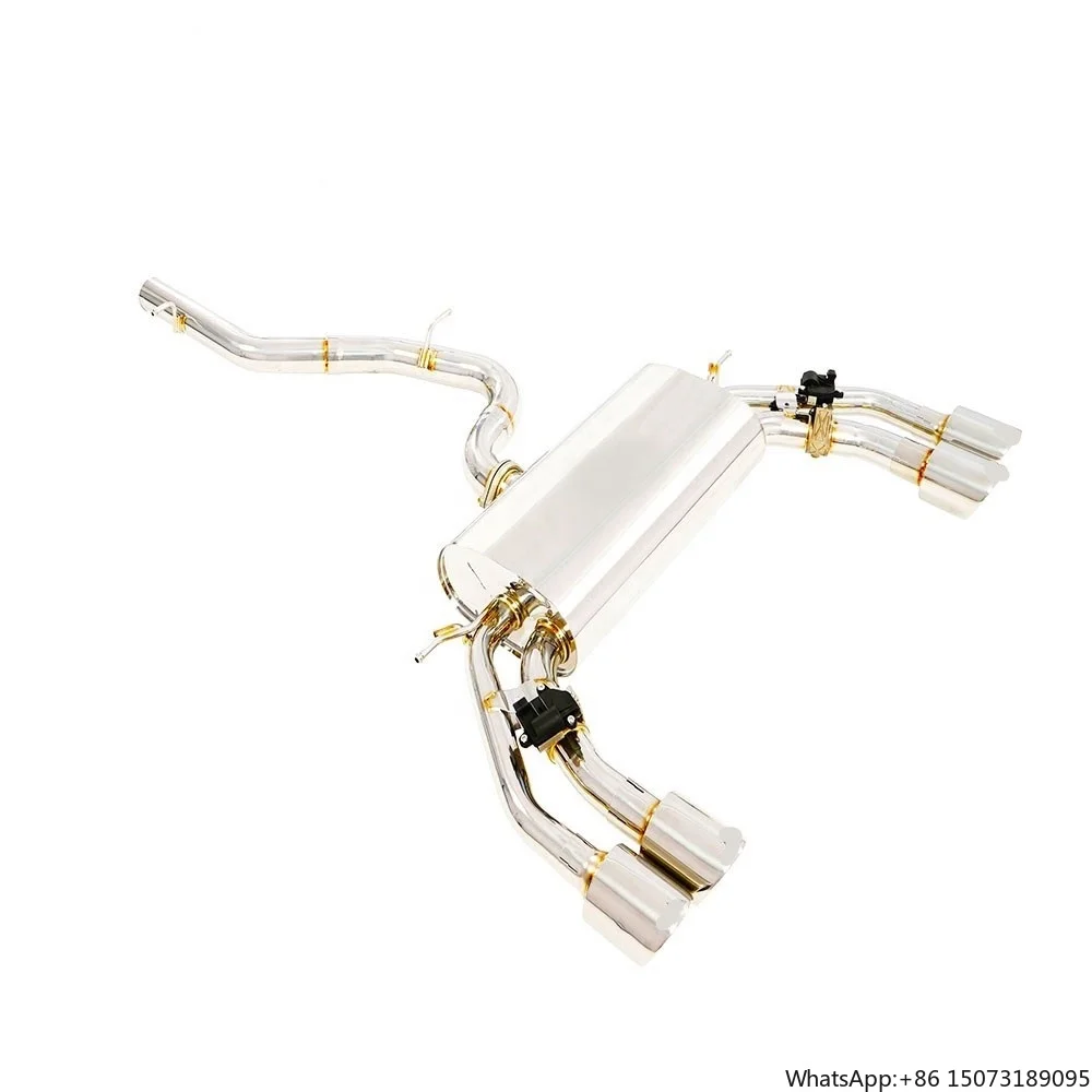 

CGW Active Sound Valvetronic SS304 Catback for S3 2.0T 2015+ Exhaust Muffler Pipe with Remote Control