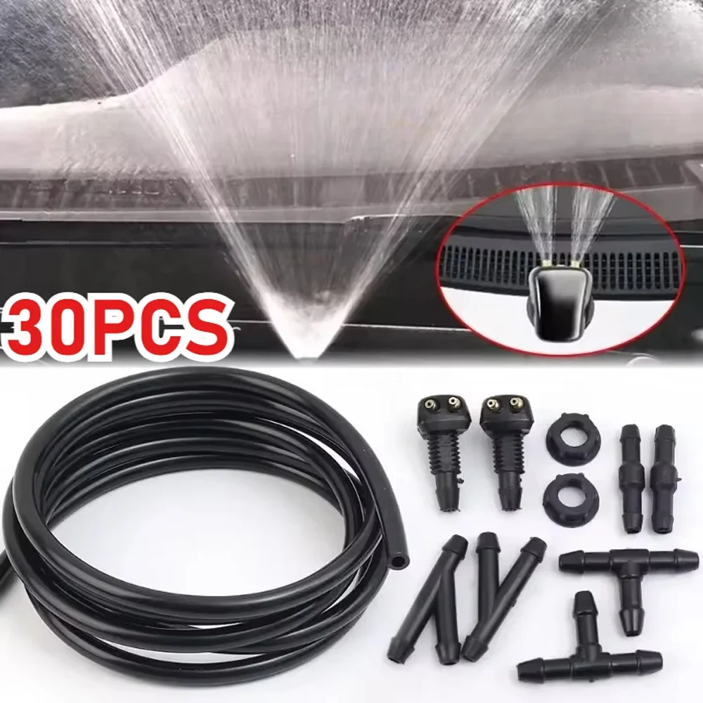 T/ Y/ I Type Car Wiper Jet Hose Connector Kit Auto Windscreen Jet Wiper Washer Water Hose Connector Automobile Accessories