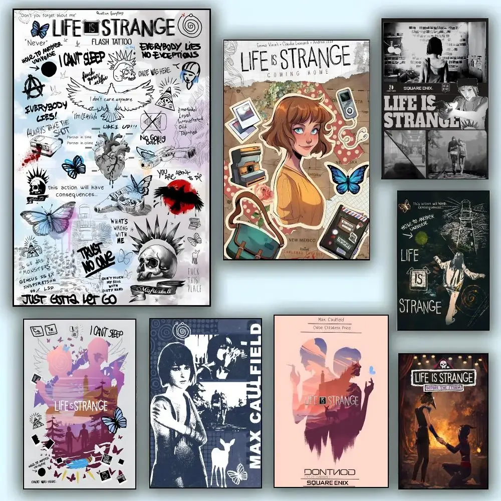 L-Life Is Strange Before the Storm Game Poster Modern Aesthetic Wall Art Print Minimalist Poster Bedroom Living Room Home Decor