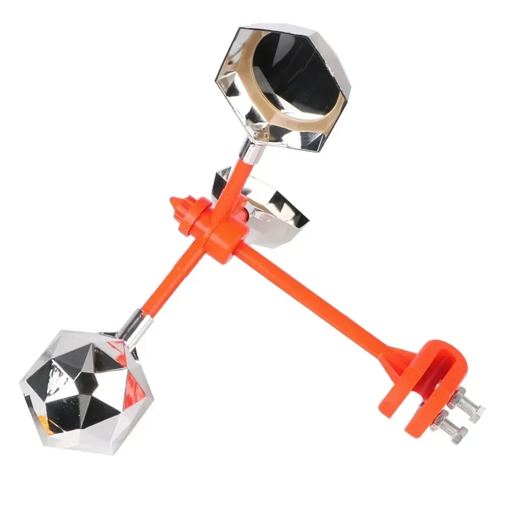 360° Spinning Reflective Scarecrow with Loud Noise for Outdoor Garden Farm, Auto Bird Deterrent Solar & Wind Power