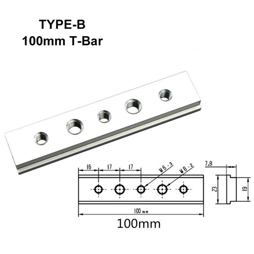 Aluminium Aloi t-track Slot Miter Track Jig Woodworking Miter Track Miter Bar Slider Table Saw Rod T Slider 100-450mm