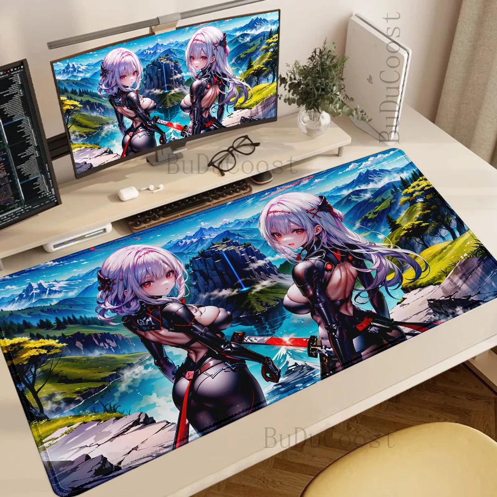 Hot selling items NIKKE The Goddess Of Victory Desktop games HD printing desktop size XXL Gaming mouse pad accessories mouse pad