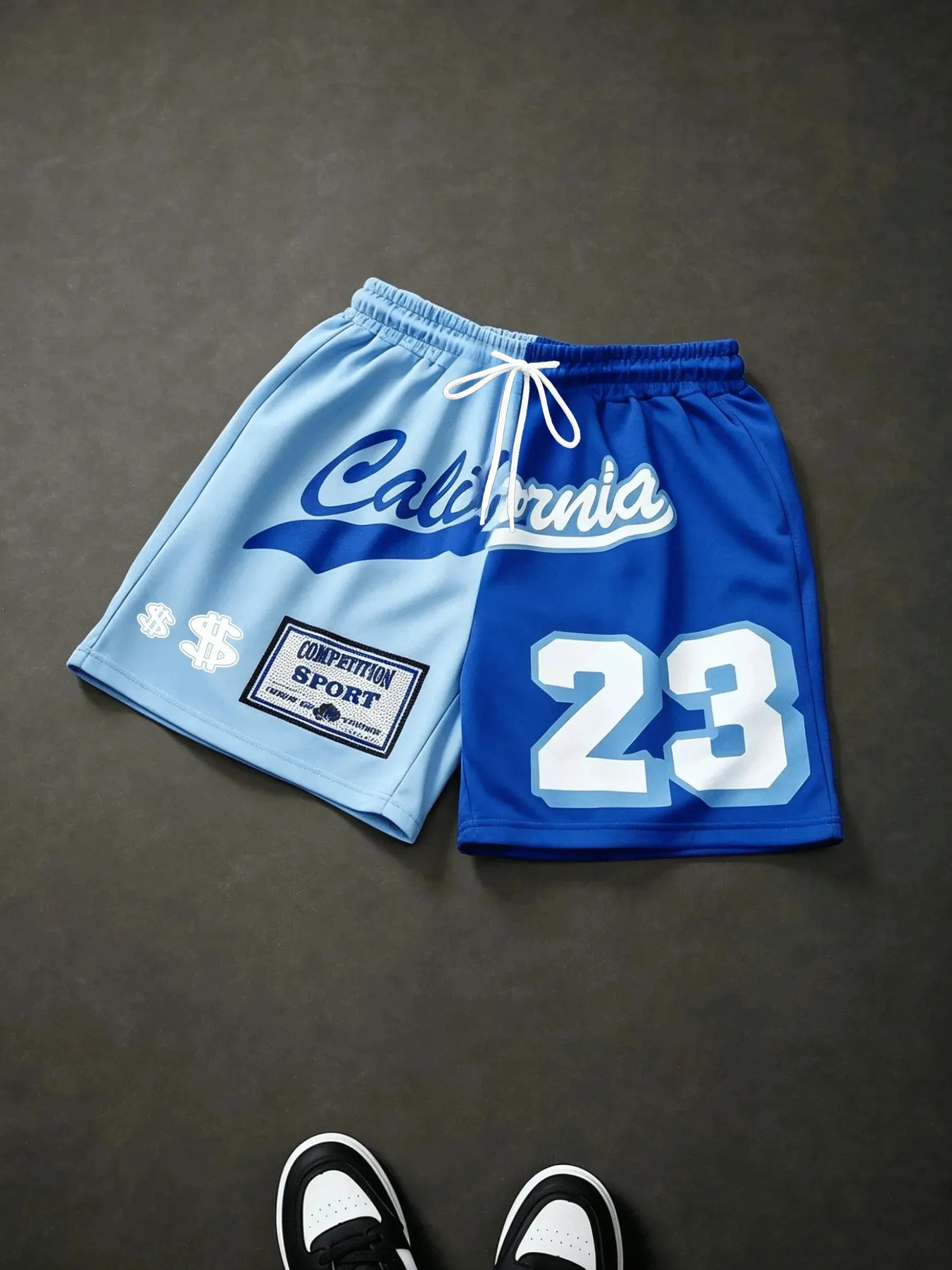 2026 summer new European and American fashion sports casual comfortable all-match 3D letter pattern printed women's shorts