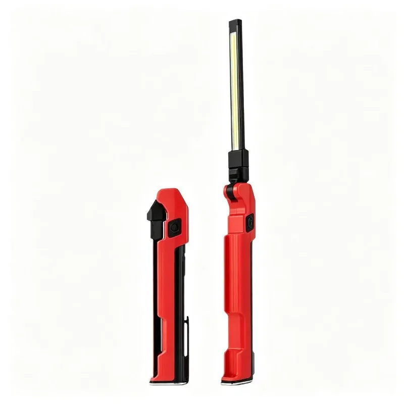Folding work light, auto repair light, specialized strong light charging flashlight, easy to store with magnet