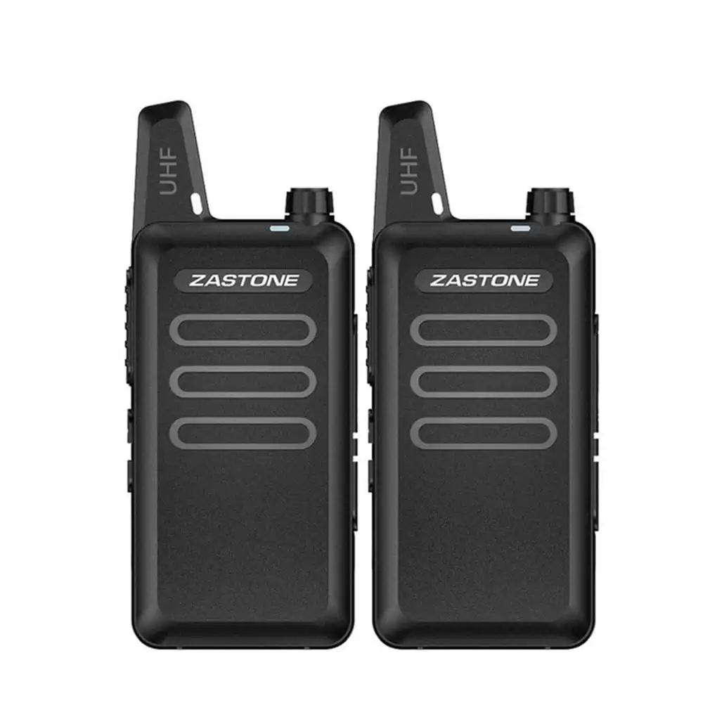 

ZASTONE X6 Mini Walkie Talkie UHF 400-470Mhz 16 Channels Two Way Radio Handheld Intercom