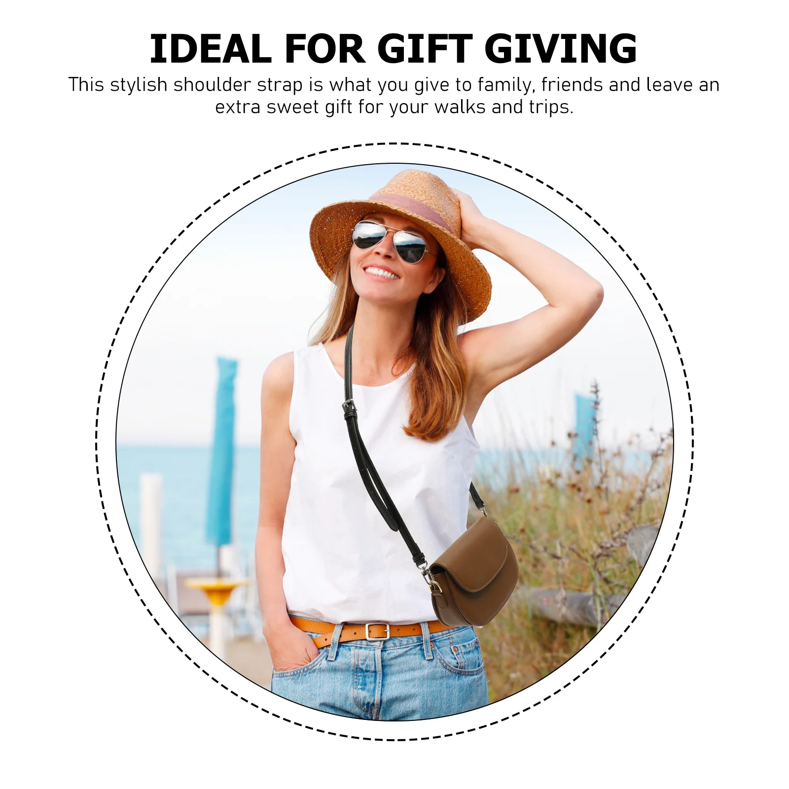 حزام كتف بديل قابل للتعديل من البولي يوريثان، حزام محفظة كروس لحقيبة اليد، ملحقات حقيبة اليد، حزام حقيبة يد كروس #4