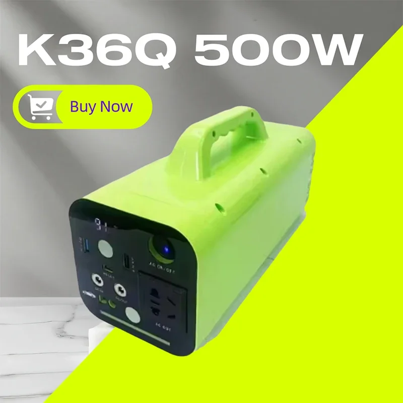 220V 500W portable outdoor power bank 80000MAH large capacity emergency power bank Lifepo4 battery power station 300W lighting