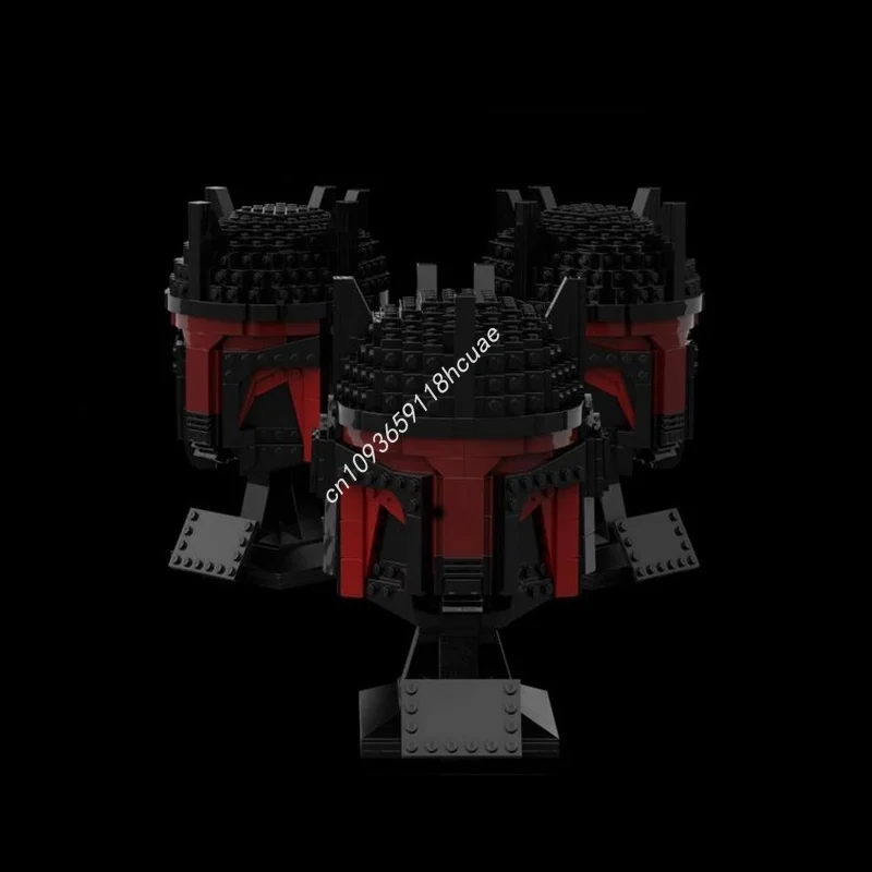 

607 шт. MOC шлем Moff Gideon Star Battle Model строительные блоки архитектура сборка идея рождественские подарки развивающие игрушки кирпич