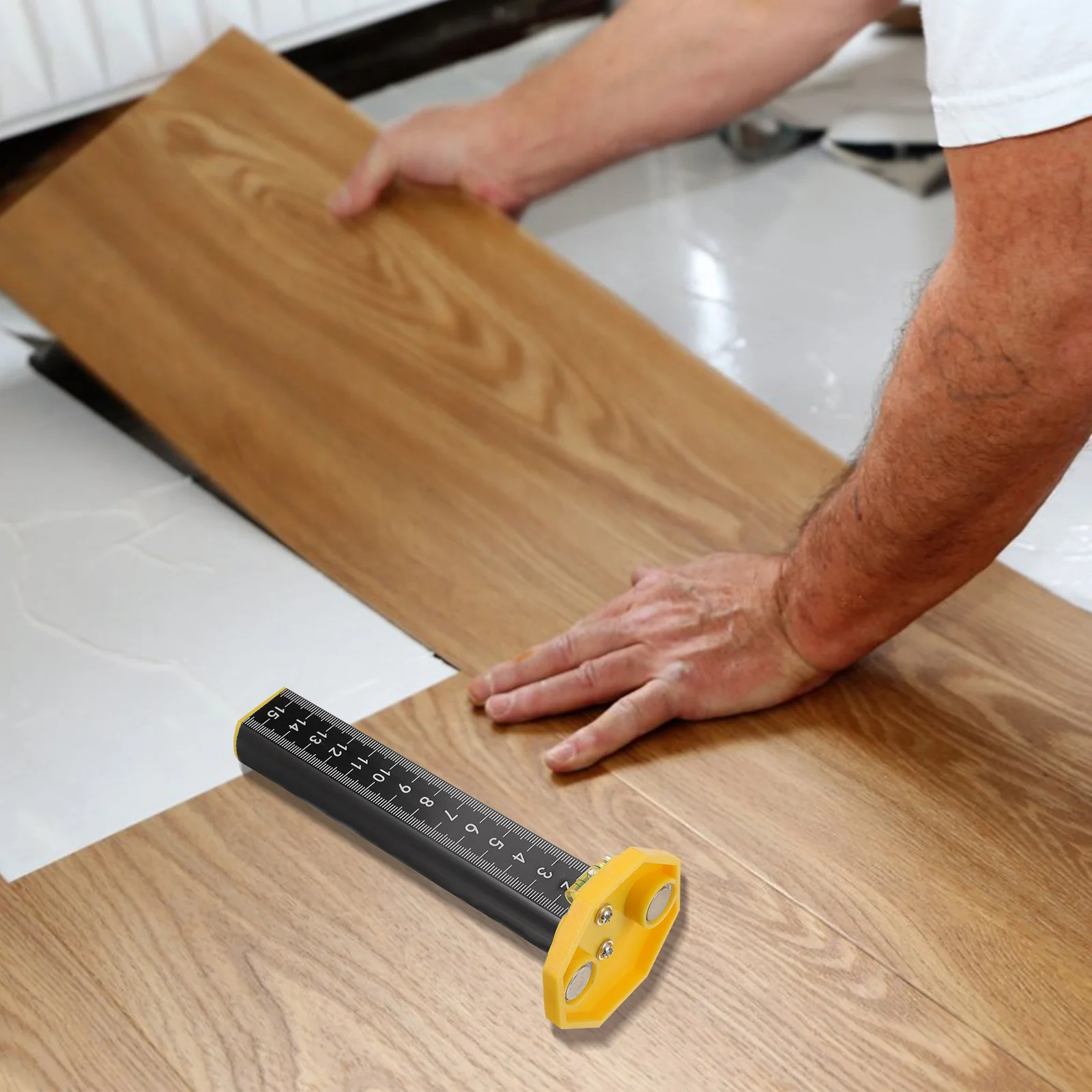 Height Ruler Mini Clear Measure Contour Gauge Ceiling Tiles Floor Tiling Tool Interior Finish Part Position