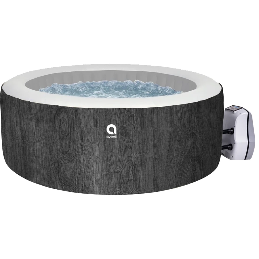 STLF Jilong Avenli 17283EUV41 فانكوفر سبا لـ 4 أشخاص حوض استحمام ساخن مستدير قابل للنفخ 175 سم × 70 سم #1