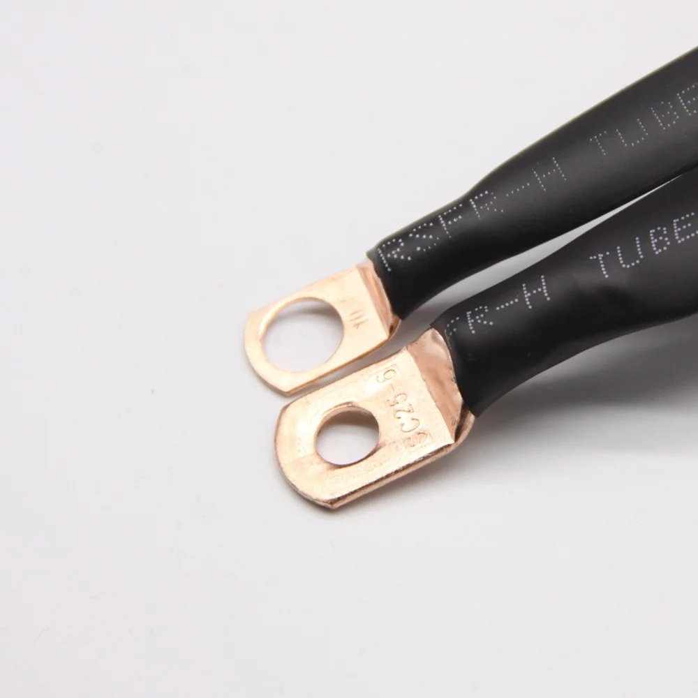 10/25/50/100pcs SC Type Wire Nose Terminal Copper Lug Ring Wire Connectors Bare Cable Electric Crimp Terminal SC6 SC10 SC16 SC25