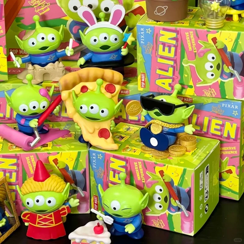 حقيقية البوب مارت ديزني بيكسار الغريبة تجربة غامرة سلسلة الشكل صندوق أعمى لعبة اللعب العصرية هدية عصرية صندوق مفاجأة