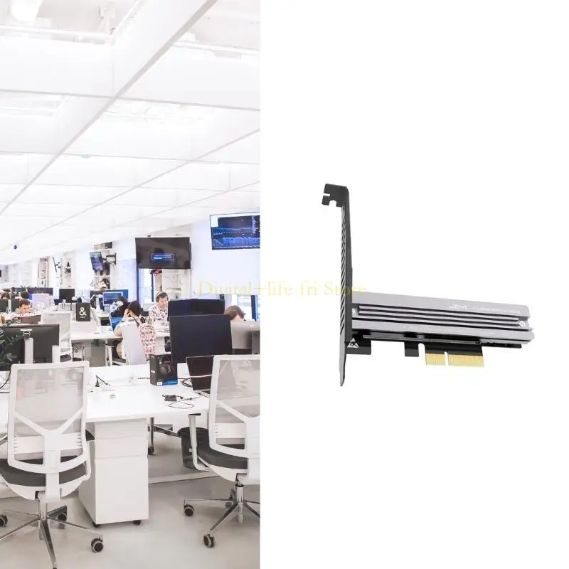 

E06D High Speed PCIe M.2 Adapter Card PCIe GEN4 M.2 Converter for SSD Easy Install