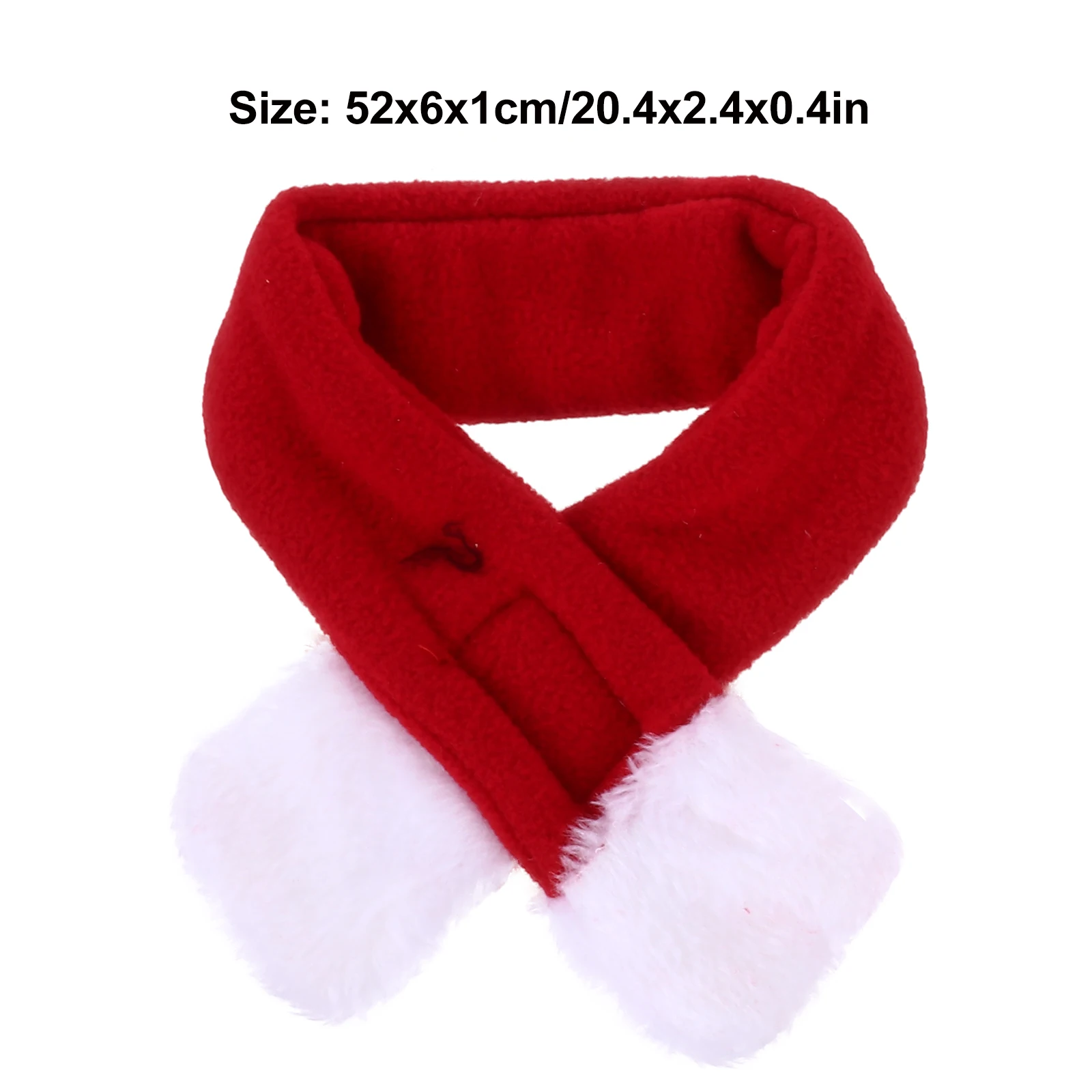 

2 Pcs Pet Christmas Hat Scarf Set Acrylic Material Dog Coat Cat Accessory Party Supplies Christmas Pet Costume Photo Props