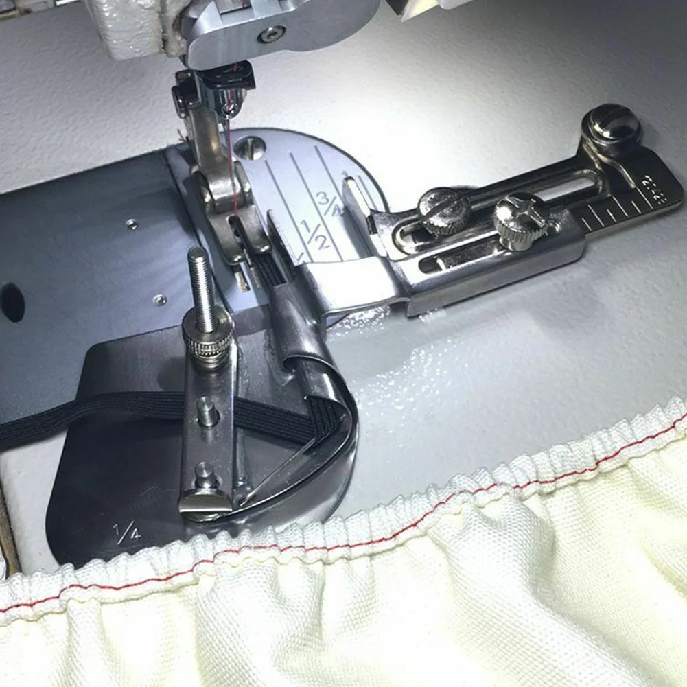 

Hemming Folder Universal Rubber String Elastic Band Curved Edging Roll Rubber Curling Clipping Sewing Machine Presser