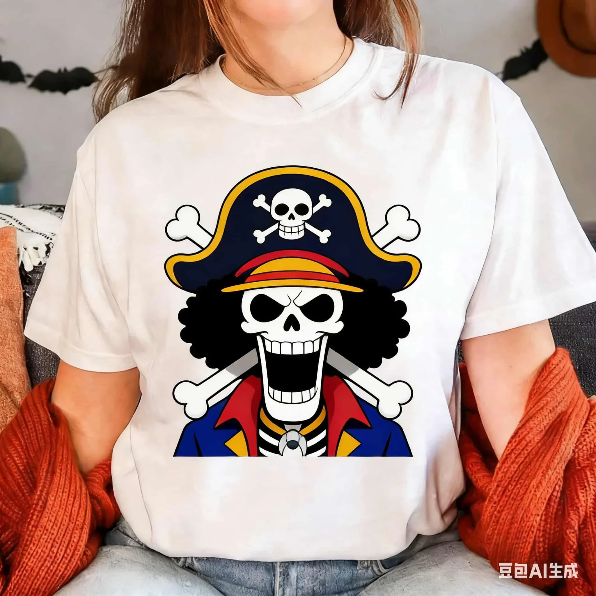 One Piece T-Shirt Luffy, Zoro, Nami, Chopper Cute Cartoon T-Shirt Family Matching Summer Animation Birthday Gift Top