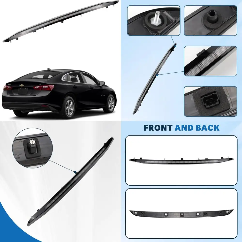 

Chevrolet Malibu 2016-2025 LED High Mount Stop/3rd Brake Light, Genuine OE Replacement 42795725
