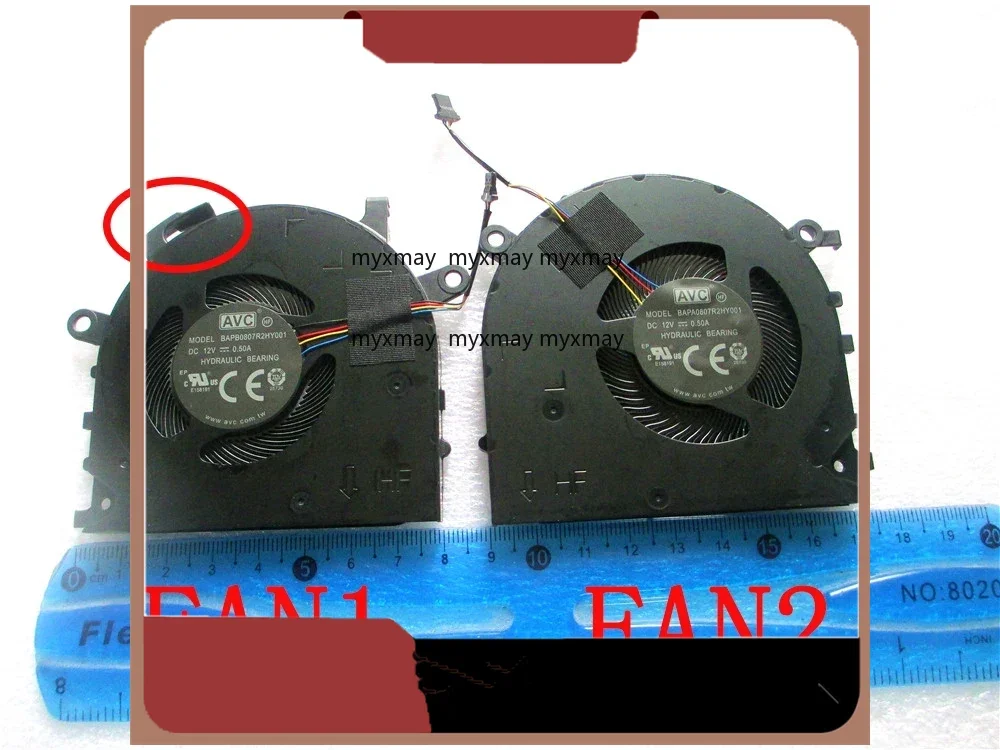 

CPU GPU Cooling Fan for BAPB0807R2HY001 BAPA0807R2HY001 HQ23300132000 HQ23300133000 12v 0.5A FNG3 FNG2