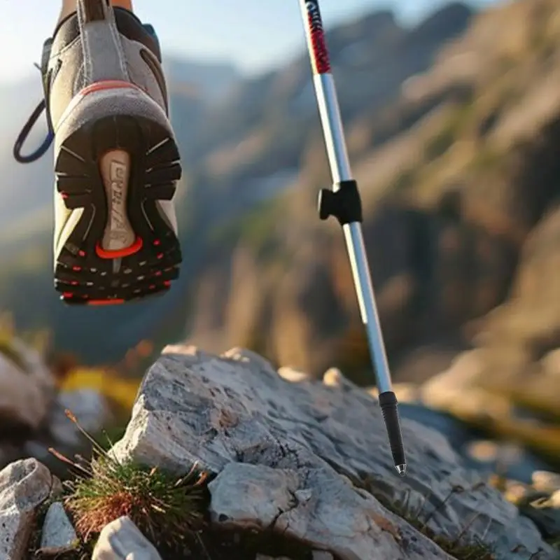 10 pièces pointe en carbure de tungstène pôle bâton de marche canne remplacement Alpenstock équipement de randonnée bâton de marche accessoires