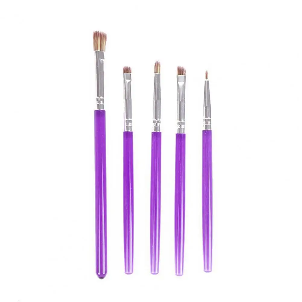 

Wear-resistant Cake Tools Cake Decorating Brushes Set Food Safe Synthetic Bristle Brushes for Cake Coloring Painting for Baking