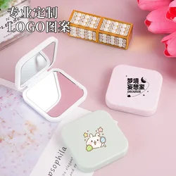 Round Mini Makeup Mirror Dustproof Small Makeup Mirror Gift For Birthday